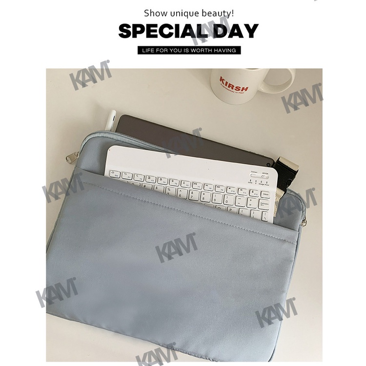 Kam phiên bản Hàn Quốc ipad macbook pro13 / 11 inch phổ biến vỏ máy tính bảng bảo vệ tay áo túi đeo vai đơn đeo vai túi lưu trữ máy tính xách tay
