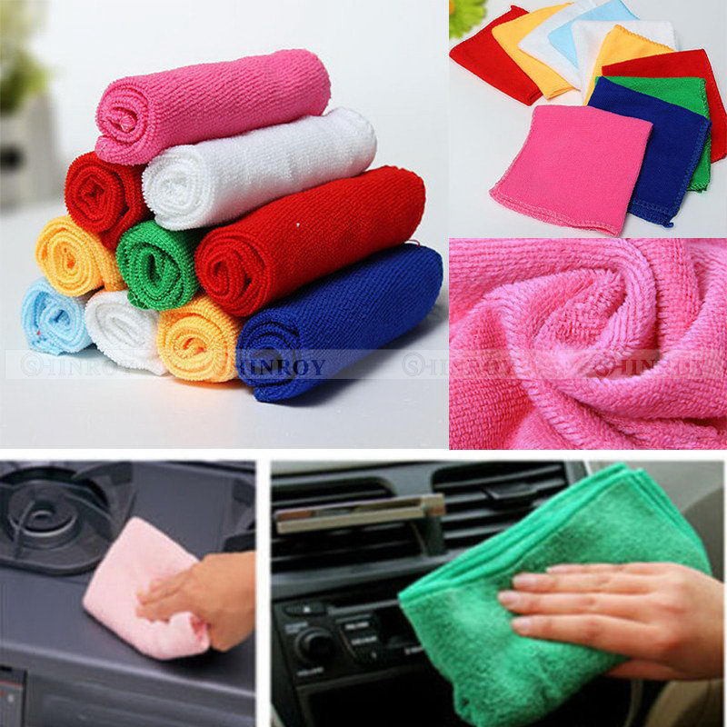Bộ 10 Khăn Lau Mặt Vải Vi Sợi Mềm Mại