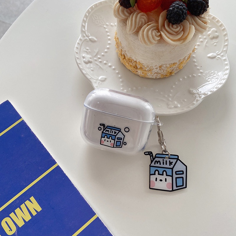 Vỏ Bảo Vệ Hộp Sạc Tai Nghe Airpods 1 / 2 / Pro / 3 Họa Tiết Hoạt Hình Dễ Thương Độc Đáo