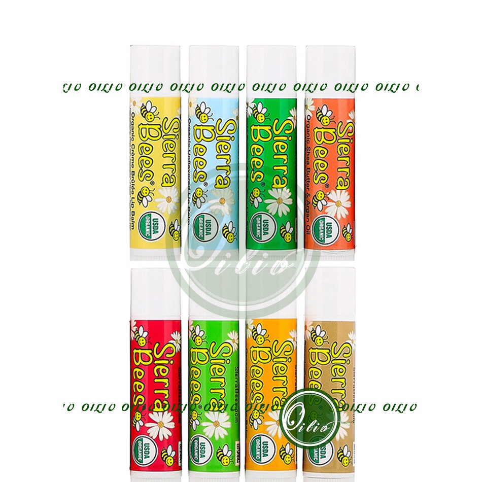 Son dưỡng môi hữu cơ Sierra Bees organic lip balm