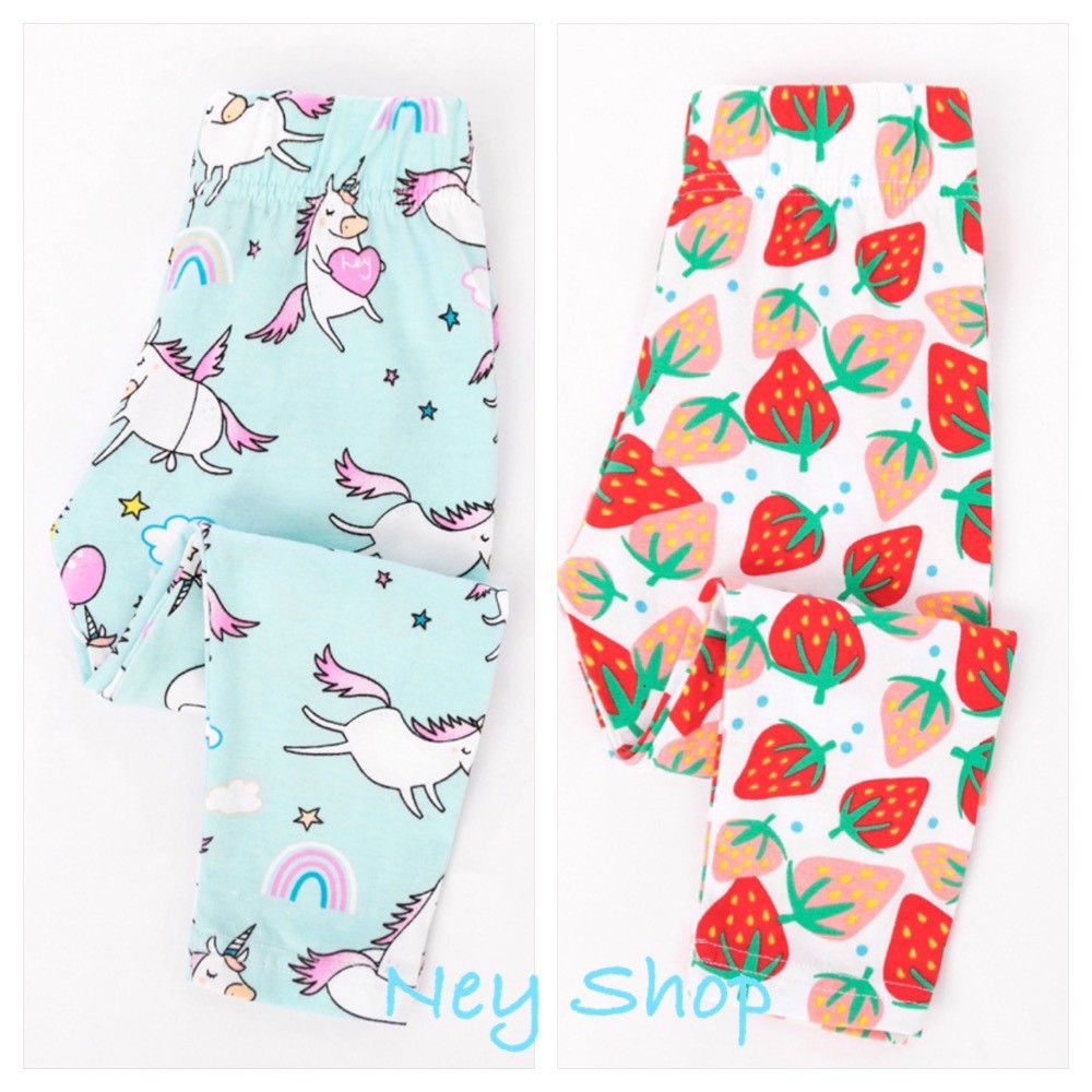 Quần thun Legging Bé gái LITTLE MAVEN in hình ngựa PONY (10 - 29kg)