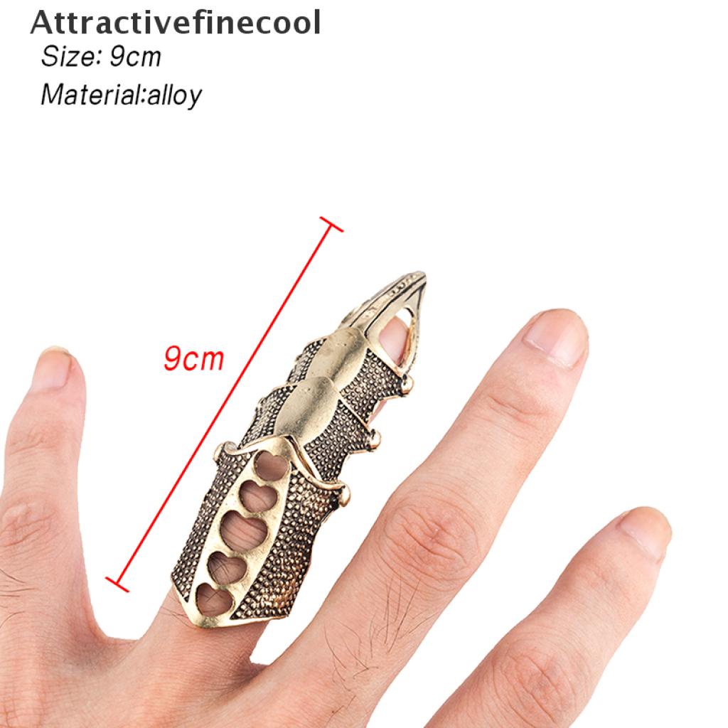 Nhẫn Đeo Khớp Ngón Tay Phong Cách Gothic Punk Cổ Điển Dành Cho Nam Và Nữ