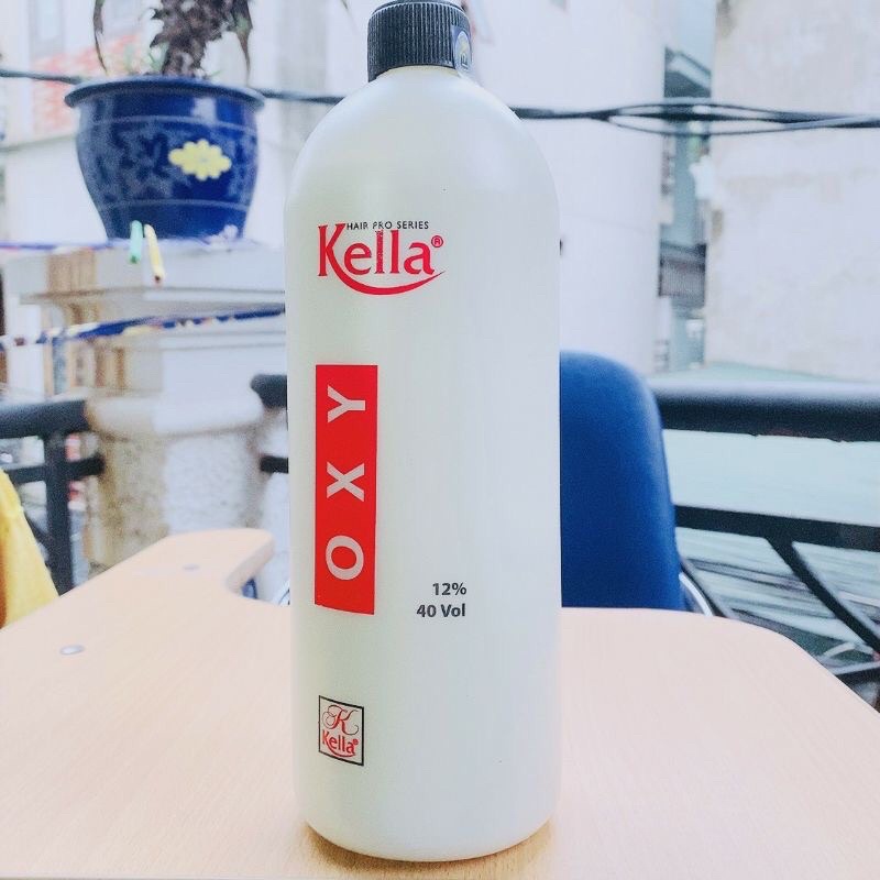 Oxy Nhuộm Tóc 3%/6%/9%/12% , Trợ Nhuộm Kella Chính Hãng 1000ml