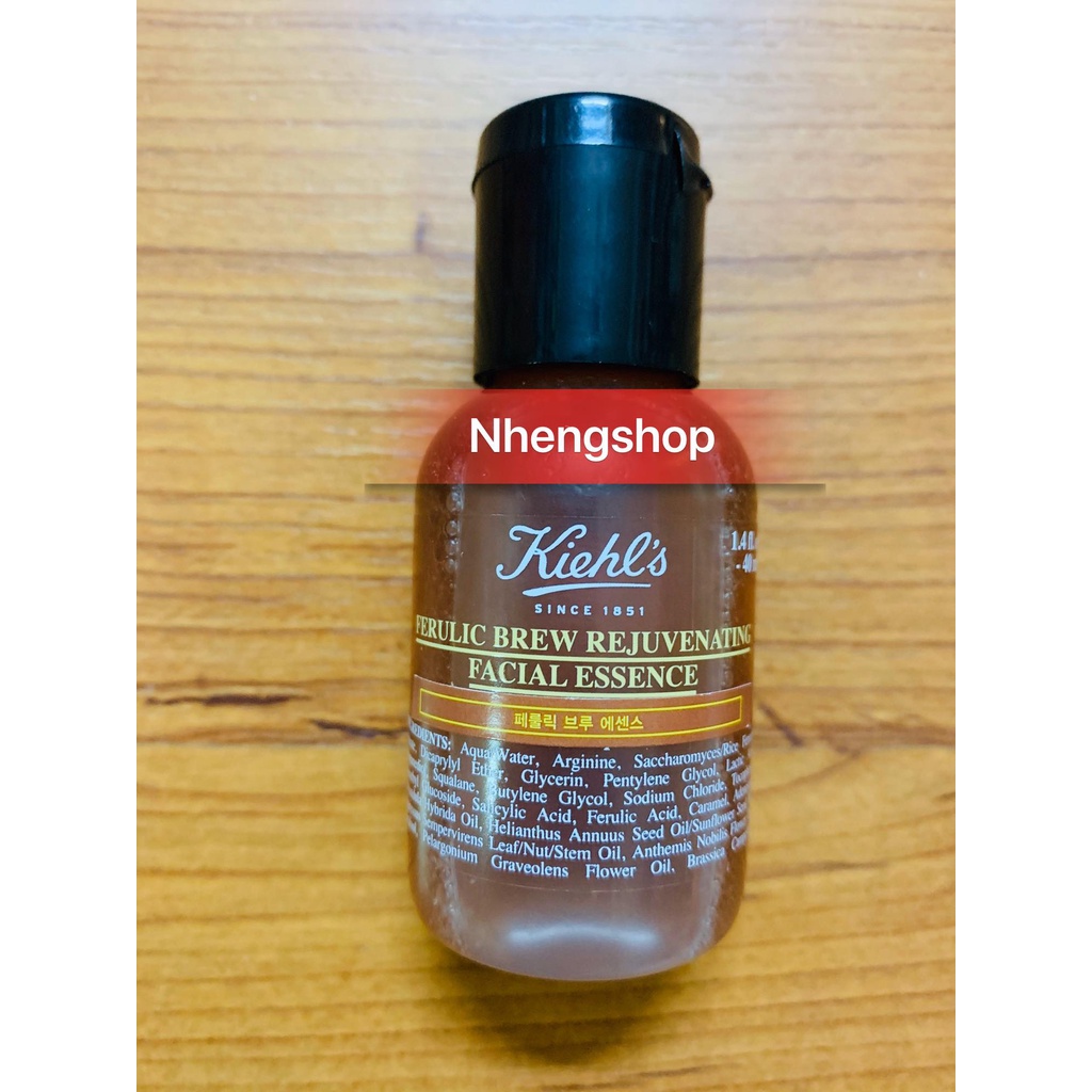 Kiehls Tinh Chất Trẻ Hóa Da Mặt (Kiehl's Ferulic Brew Rejuvenating Facial Essence) Mini 40ml