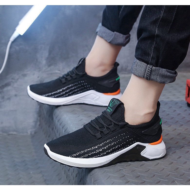 Giày nam thể thao sneakers v7 SDINA vải thoáng khí (Có 2 Màu)