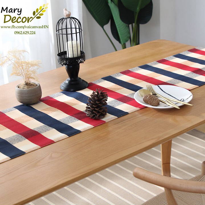 KHĂN RUNNER MARY DECOR - CARO MỸ KR-N10