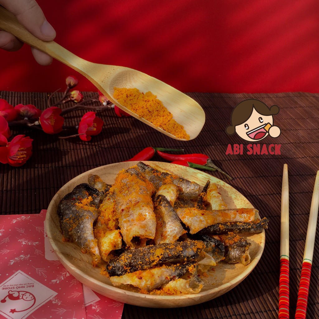 DA CÁ TRỨNG MUỐI - DA CÁ HOÀNG KIM ABI SNACK