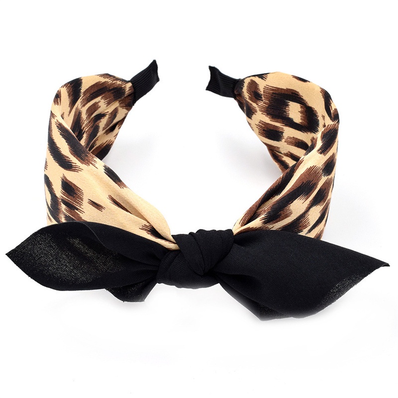 Băng Đô Vành Rộng Họa Tiết Da Báo Thời Trang Thu Đông Dành Cho Nữ