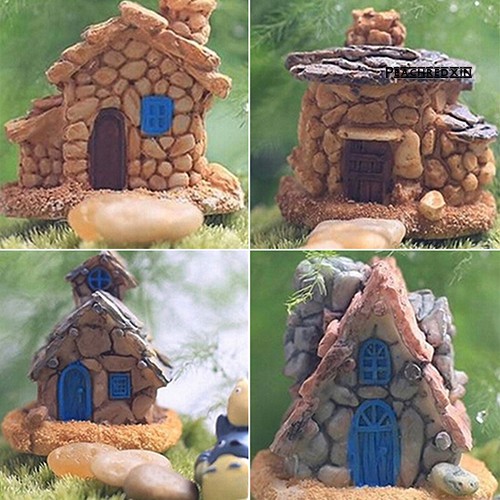 Redheart Mini Stone House ation Fairy Miniature Craft Micro s