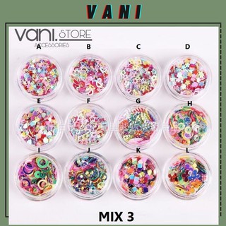 [ MIX3 NHIỀU MÀU] Nhũ Mắt Glitter Kim Tuyến Trang Điểm MakeUp Kiểu Lấp Lánh - Hoặc Trang Trí Móng Tay Nail - VANI STORE