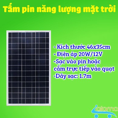 Quạt tích điện năng lượng mặt trời Sunisi DC51 nguồn điện gia đình hoặc điện mặt trời -Siêu tiết kiệm điện