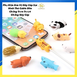PHỤ KIỆN BẢO VỆ DÂY SẠC CABLE BITE PHIÊN BẢN HÌNH THÚ, CHỐNG ĐỨT GÃY CÁP, TAI NGHE CHẮC CHẮN HƠN KHI CẮM SẠC