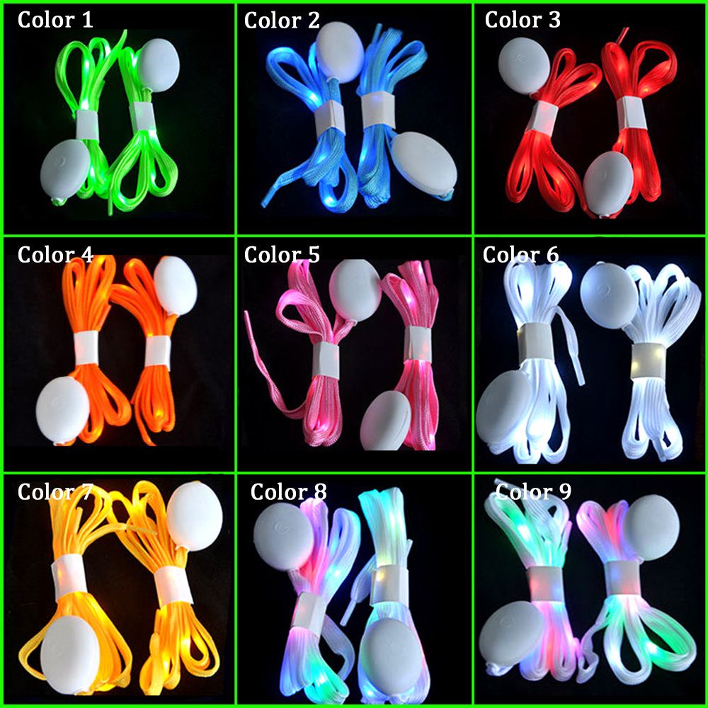 Dây giày nylon có đèn LED nhiều màu thời trang cá tính