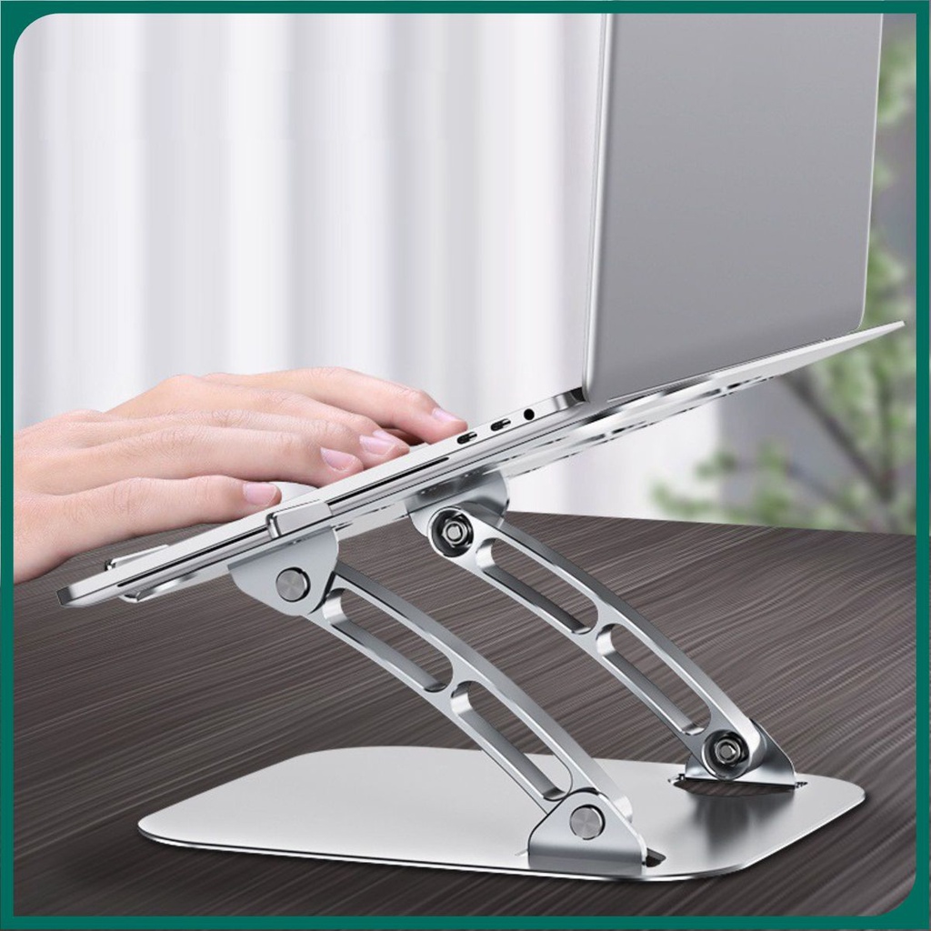 T602 Giá đỡ nâng laptop stand nhôm một chân, chỉnh góc nghiêng và hỗ trợ tản nhiệt máy tính xách tay.