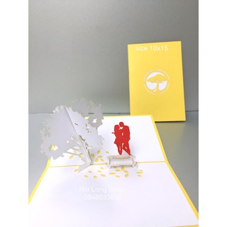 Cặp đôi 5 - love - thiệp 3d