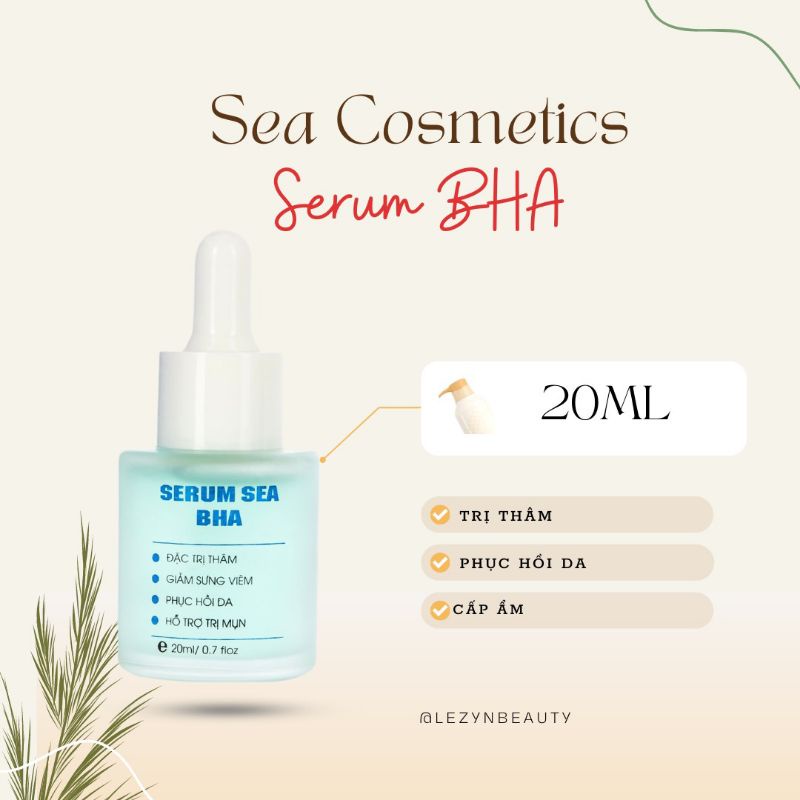 SERUM SEA T R Ị T H Â M   tặng 30ml sữa rửa mặt riibe