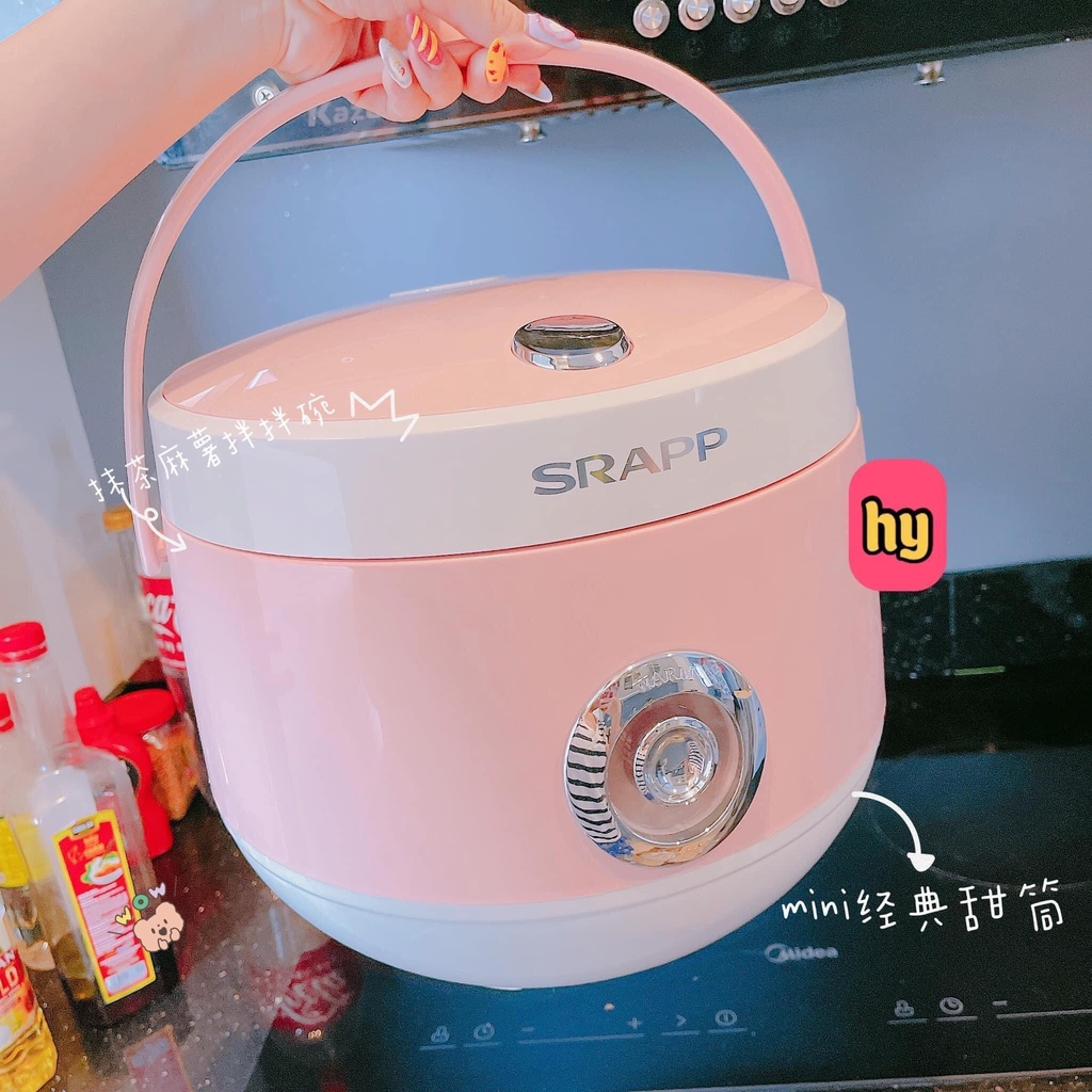 [ ẢNH THẬT] Nồi Cơm SHARP 1L8 Quai Sách Siêu Xinh, Hàng Đẹp