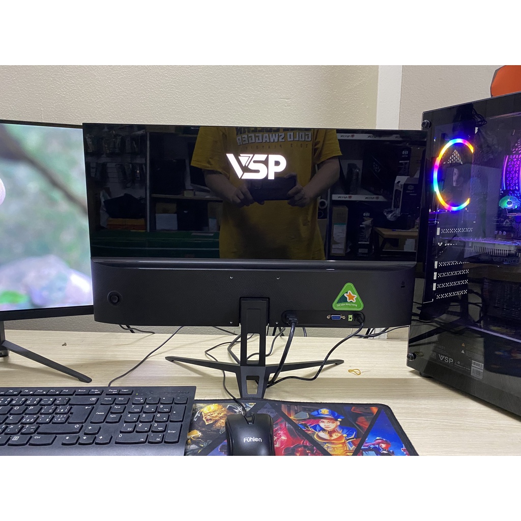 Full bộ PC Gaming, I3 10105f, Rx560 4g d5, màn 24" VSP ips 75hz - new BH 36T - tặng phím chuột, loa - siêu rẻ