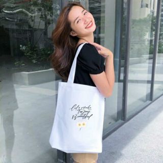 Túi tote cành hoa cúc