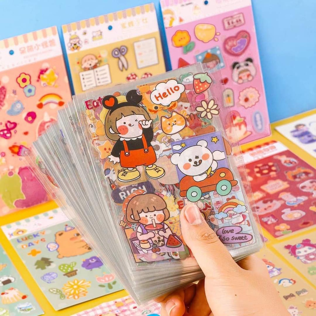 STICKER DÁN SET 6 MẪU TRONG
