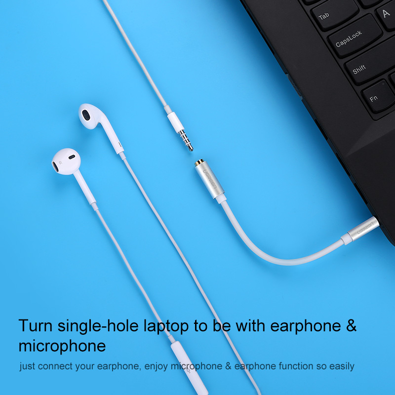 UGREEN Đầu Chuyển Đổi Tai Nghe Omtp Sang Ctia Jack 3.5mm