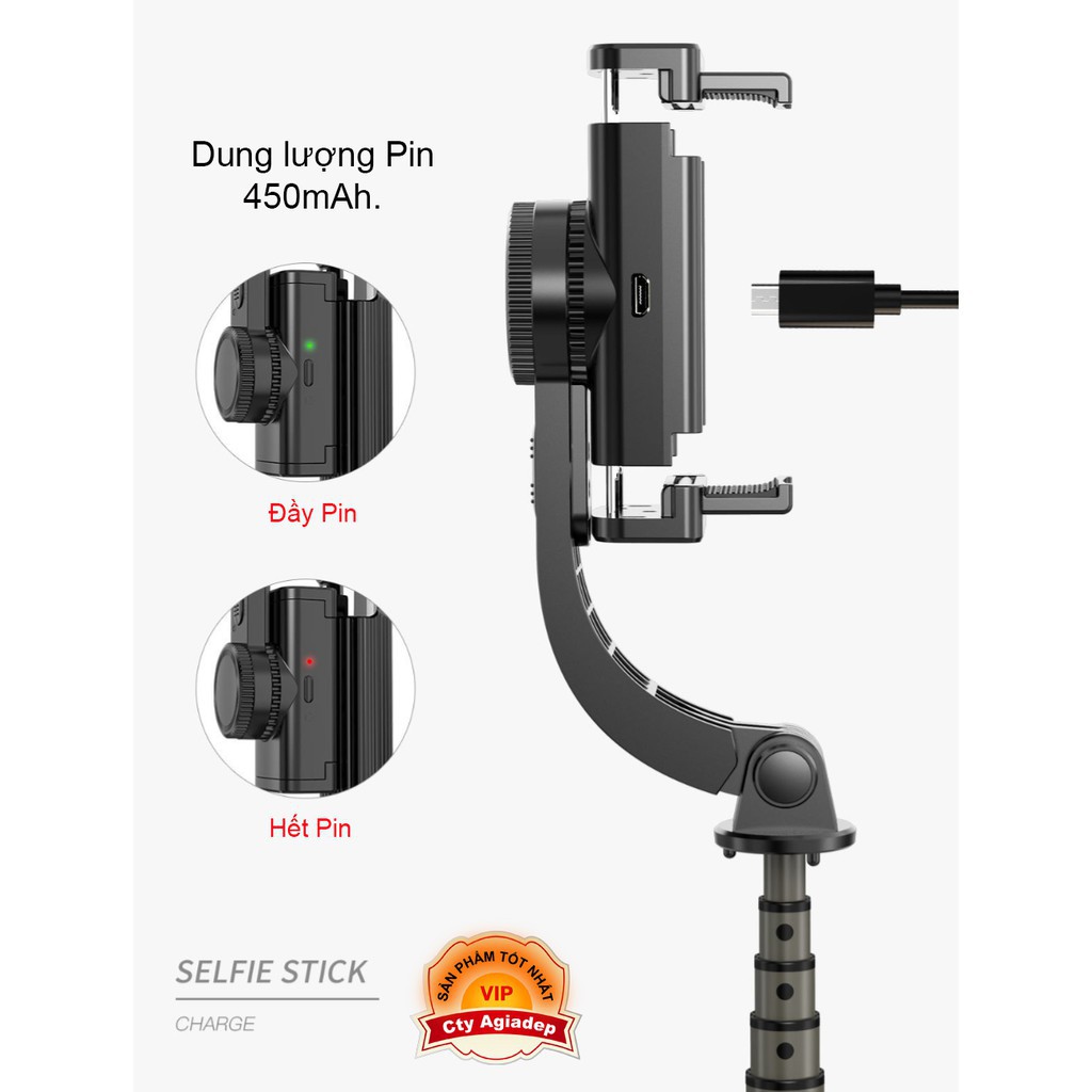 ♨Gậy tự sướng Gimbal chống rung Siêu xịn quay Video chuyển động Livestreaming Vlog 360 độ - AD | BigBuy360 - bigbuy360.vn
