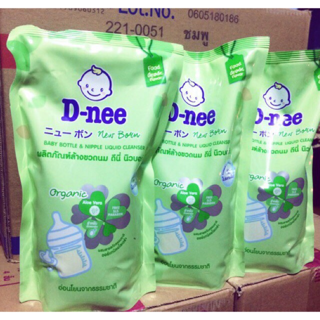 DNEE RỬA BÌNH SỮA TÚI 600ML