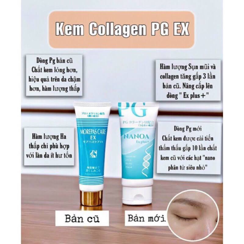 [Mẫu mới] Kem gel collagen PG sụn cá Nhật Bản