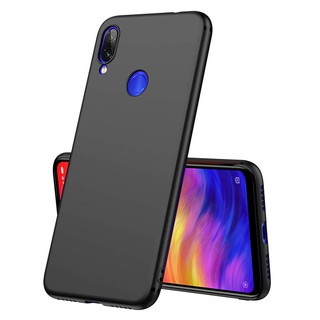 Xiaomi Redmi Note 7 Case Matte Black Silicone Soft TPU Cover Xiaomi Redmi Note 7 RedmiNote7 Phone Casing