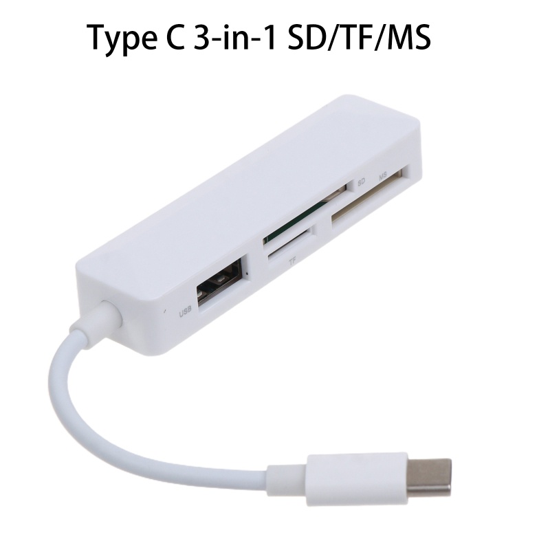 Đầu Đọc Thẻ Nhớ Tốc Độ Cao 3 Trong 1 USB 2.0 Micro-SD T-Flash TF