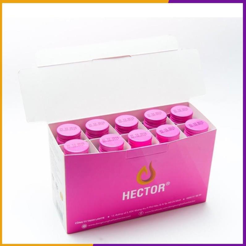Hector collagen nước đông trùng hạ thảo chính hãng hộp 10 chai
