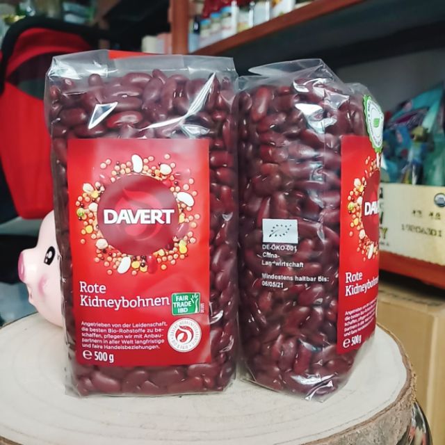 [Davert] Đậu Đỏ Kidney Hữu Cơ 500gr