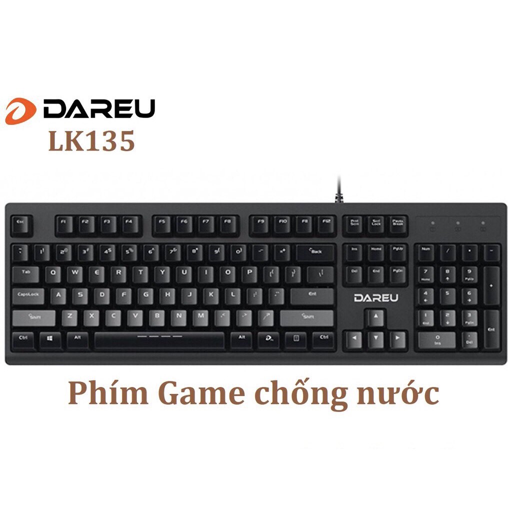 Bộ Phím Chuột Dareu LK135 + LM130 Chính hãng