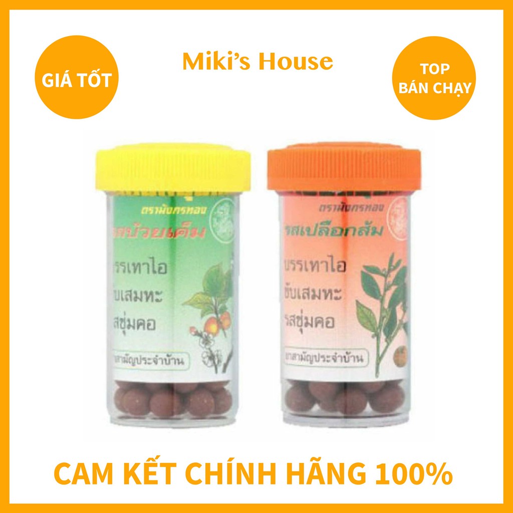 KẸO NGẬM HO CAM THẢO THÁI LAN HỦ 100 VIÊN