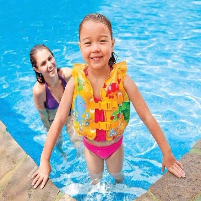 Áo phao bơi cho bé trai, gái - An toàn cho bé, có thể gấp gọn