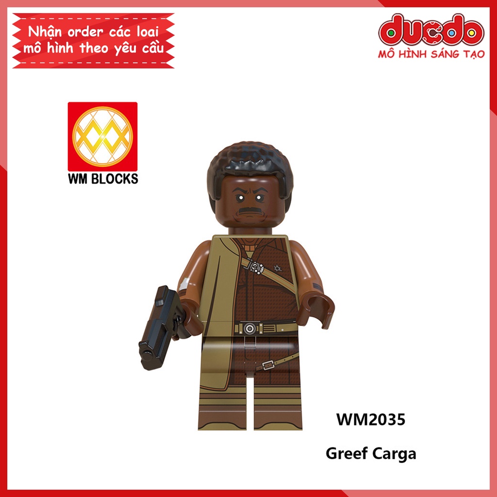 Minifigures nhân vật Chiến tranh các vì sao war - Đồ chơi Lắp ghép Xếp hình Mini Mô hình WM WM6099