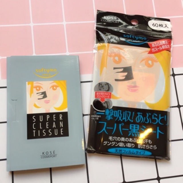 GIẤY THẤM DẦU KOSE SOFYMO 150 TỜ - film 60 tờ