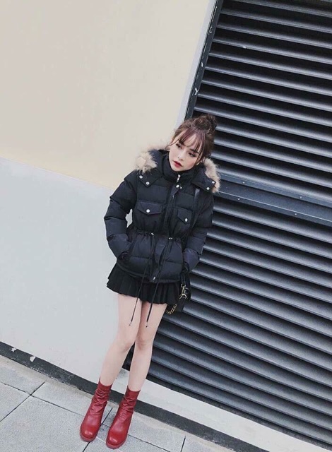 Áo phao rút eo - ảnh thật bao đẹp