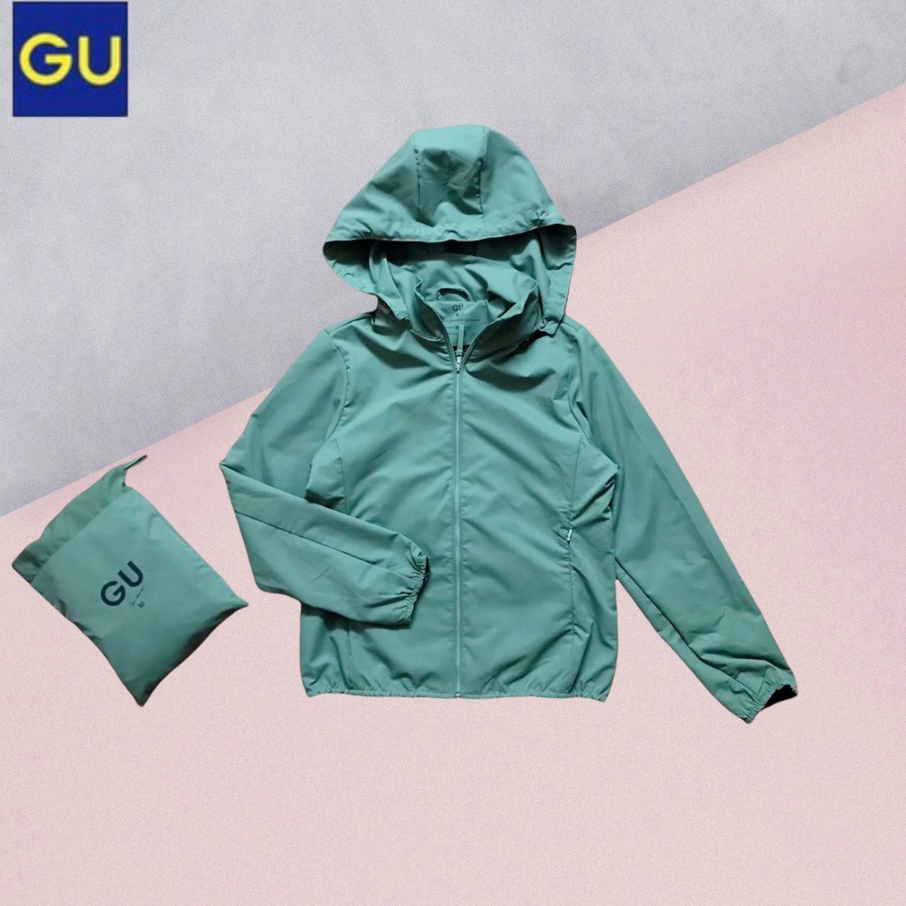 Áo gió nữ GU xuất Nhật dư xịn, loại dày-TANU50