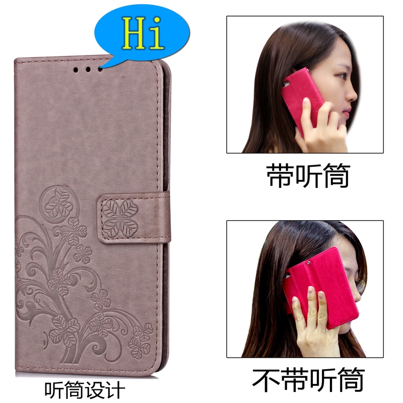 bao da nắp gập họa tiết cỏ 4 lá cho samsung m40 m30 m20 a30s a20s a10s | BigBuy360 - bigbuy360.vn