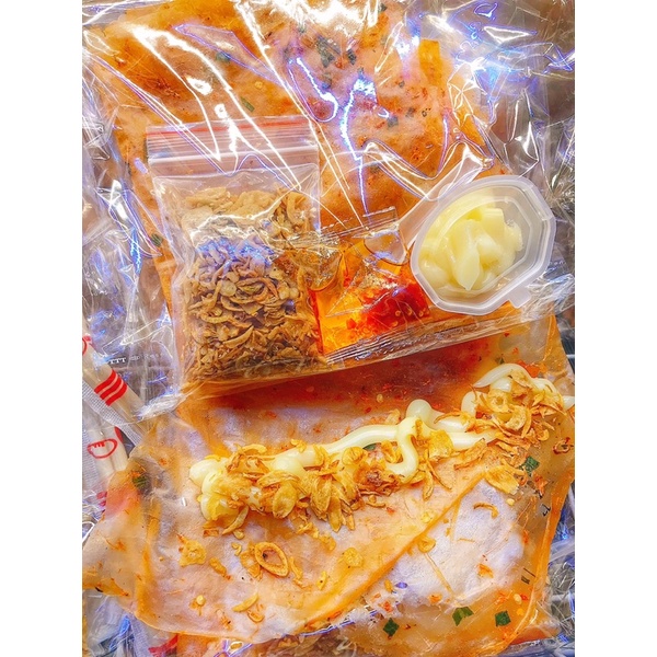 DẺO TÔM BƠ CAY HÀNH PHI - Bánh Tráng Cô Bé