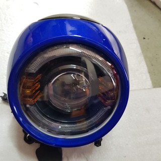 ĐẦU ĐÈN 48V 4 BÌNH XE ĐẠP ĐIỆN LED BÁO TỐC ĐỘ