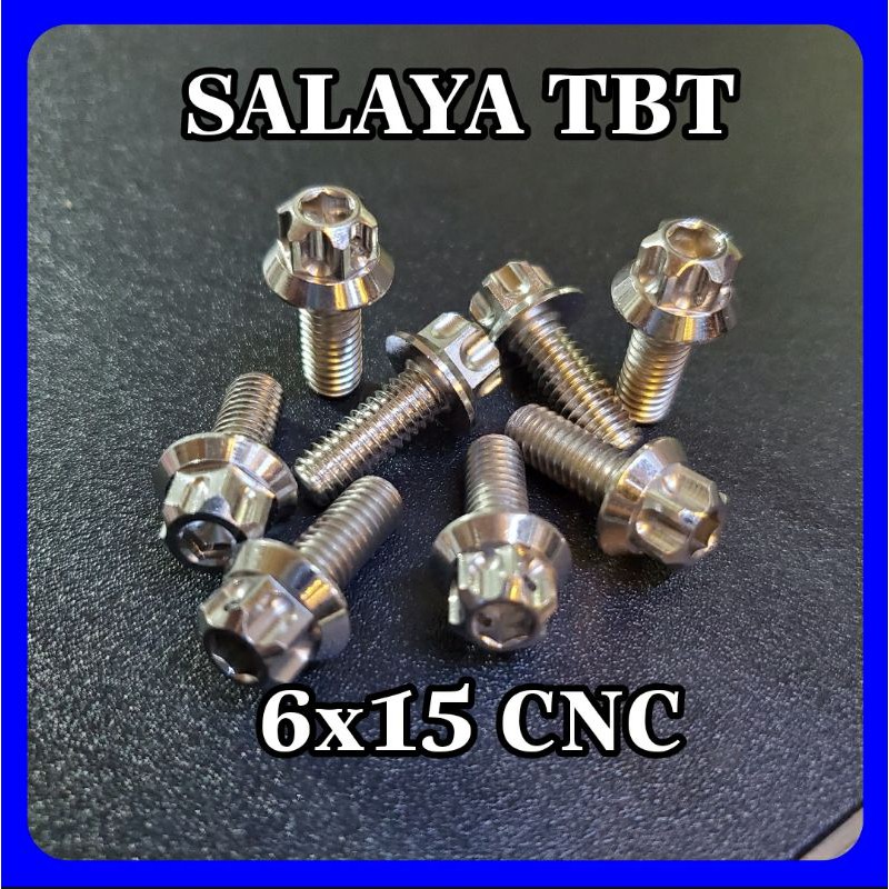 ỐC SALAYA TBT 6LI15 ĐẦU TRỤ CNC INOX 304 LẮP DÀN ÁO, LỐC MÁY VÀ NHIỀU VỊ TRÍ TRÊN XE.