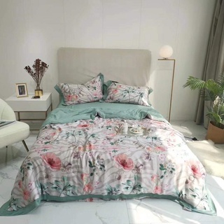 Set chăn ga gối Tencel (chăn chần hè)