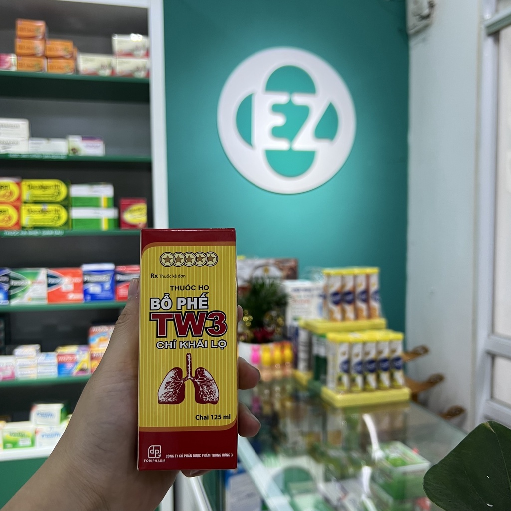 Siro Bổ phế TW3 hỗ trợ ho, tiêu đờm, ho cảm, ho gió, ho khan, viêm họng, viêm phế quản.