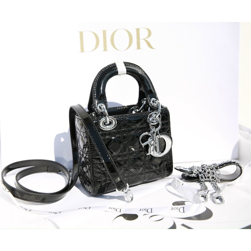 Túi Dior Lady Da Bóng