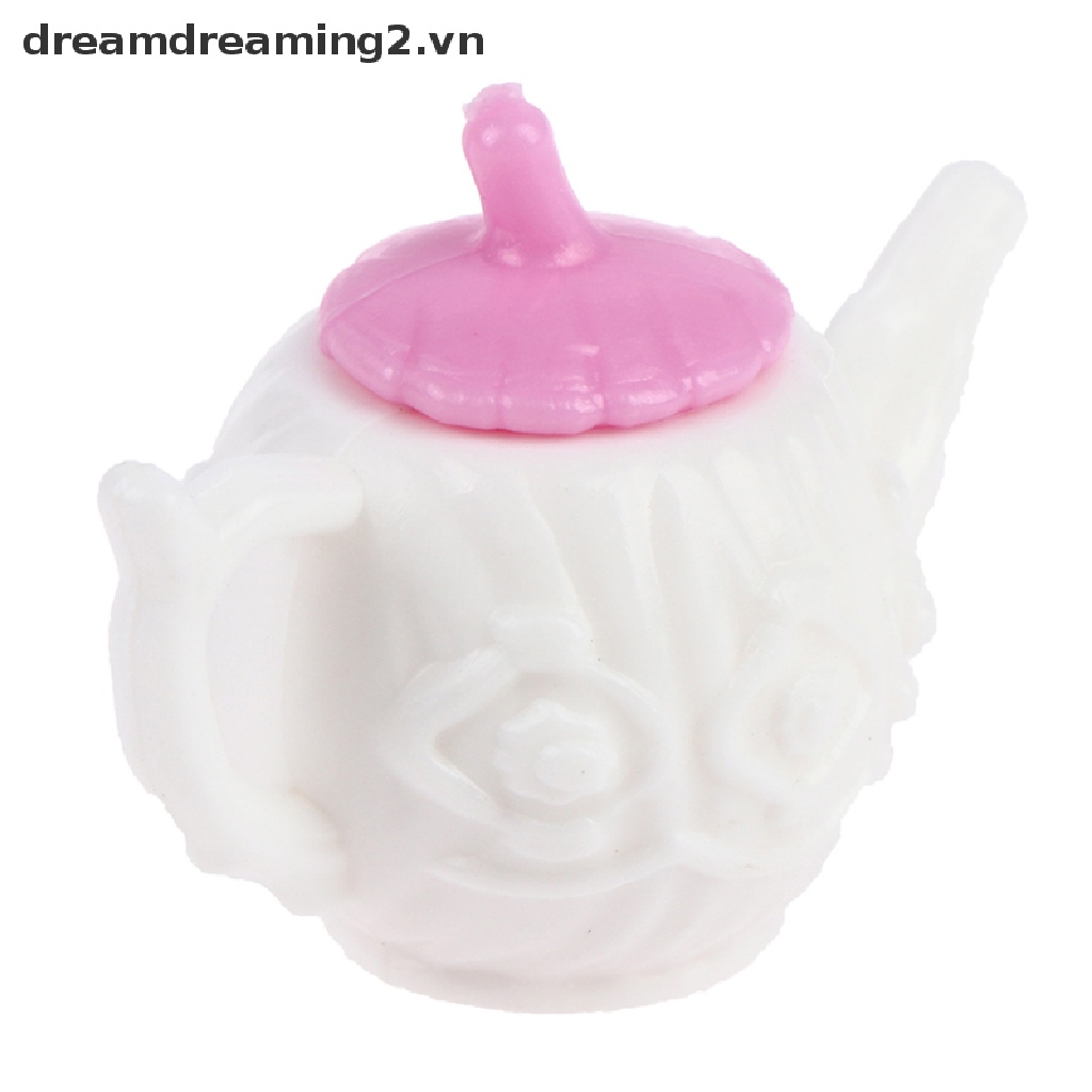 Ám trà và tách cà phê 3 món cho nhà búp bê