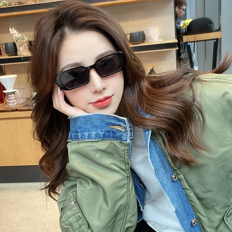 Kính mát gọng kim loại chống tia UV400 thời trang cho nữ