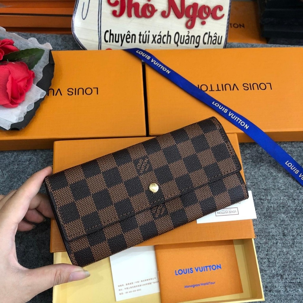 Ví Dài Nữ Cầm Tay Dự Tiệc Sang Trọng Chất Da Đẹp Hàng Full Box SIze 20 - Ví Cầm Tay | BigBuy360 - bigbuy360.vn