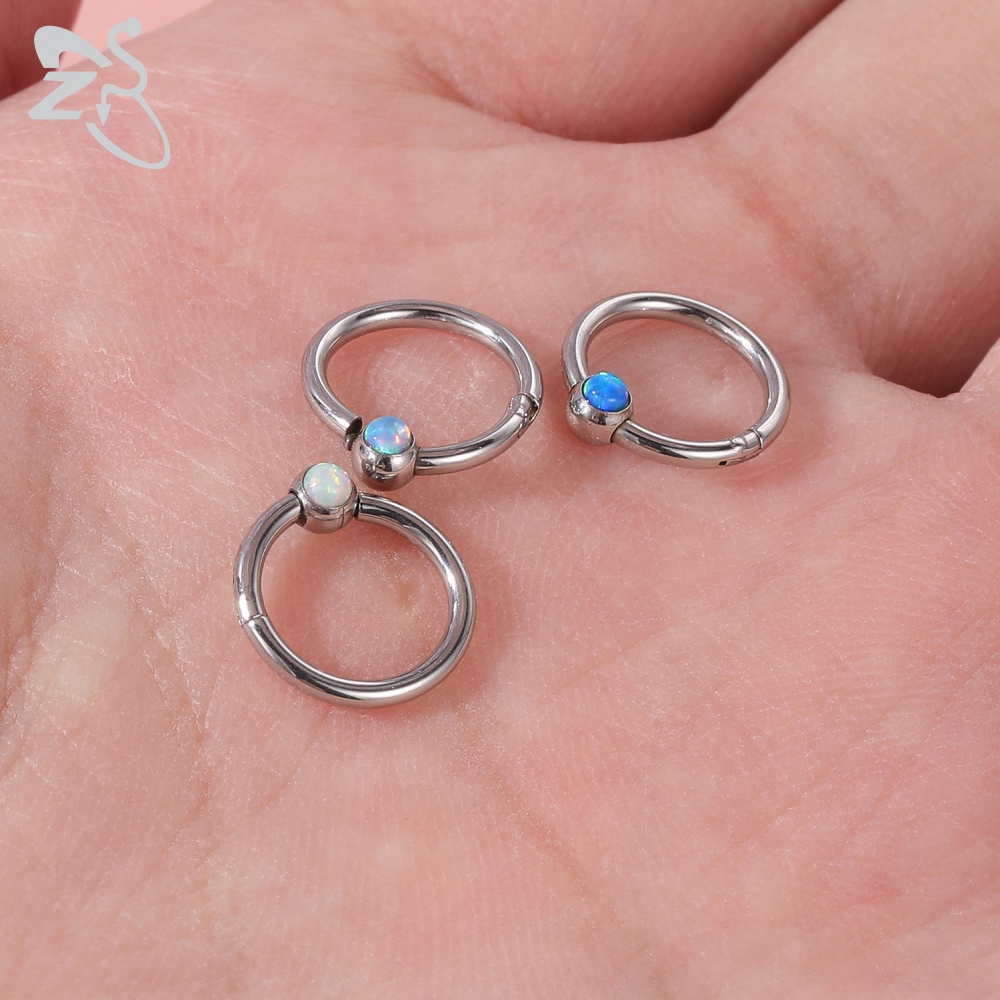 Khuyên xỏ mũi / tai / mũi bằng thép không gỉ sành điệu 16g